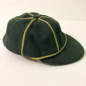 Vintage 60s Wolf Cub Scouts Cap Kids  Boy Scout Stains No Size